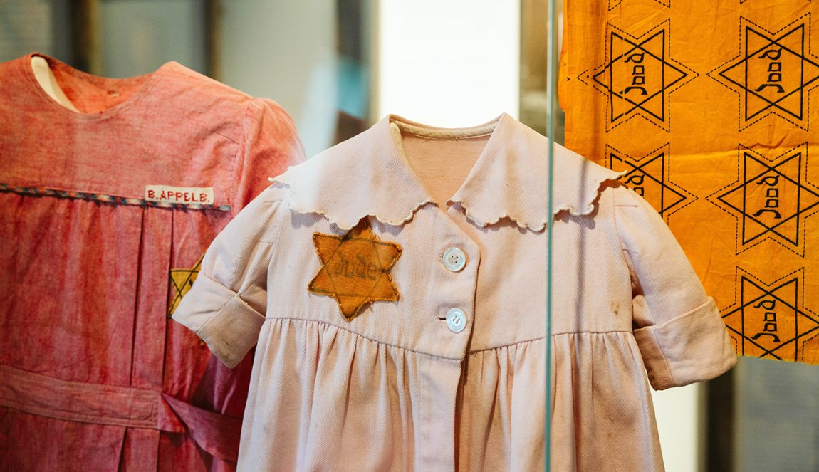 Clothing for Jews people Holocaust Museum Amsterdam